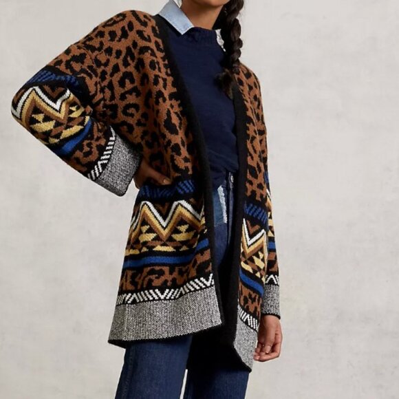 Anthropologie Marseille Leopard Cardigan - Picture 1 of 13